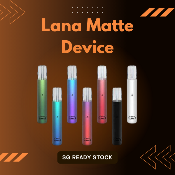 Lana Matte Device metallic finish vape starter kit Singapore